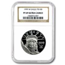 1999-W 1 oz Proof Platinum American Eagle PF-69 NGC 1999-W 1 oz Proof Platinum American Eagle PF-69 NGC